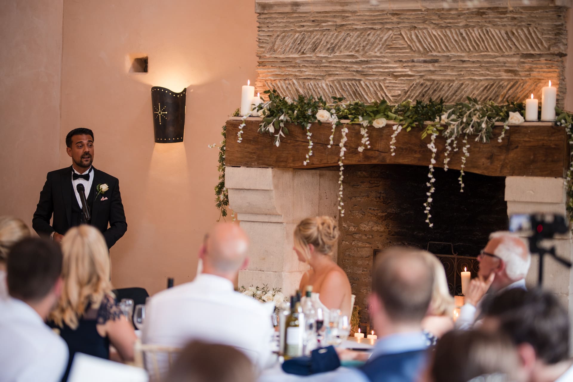 Groom Speech to Guests at Oxleaze Barn