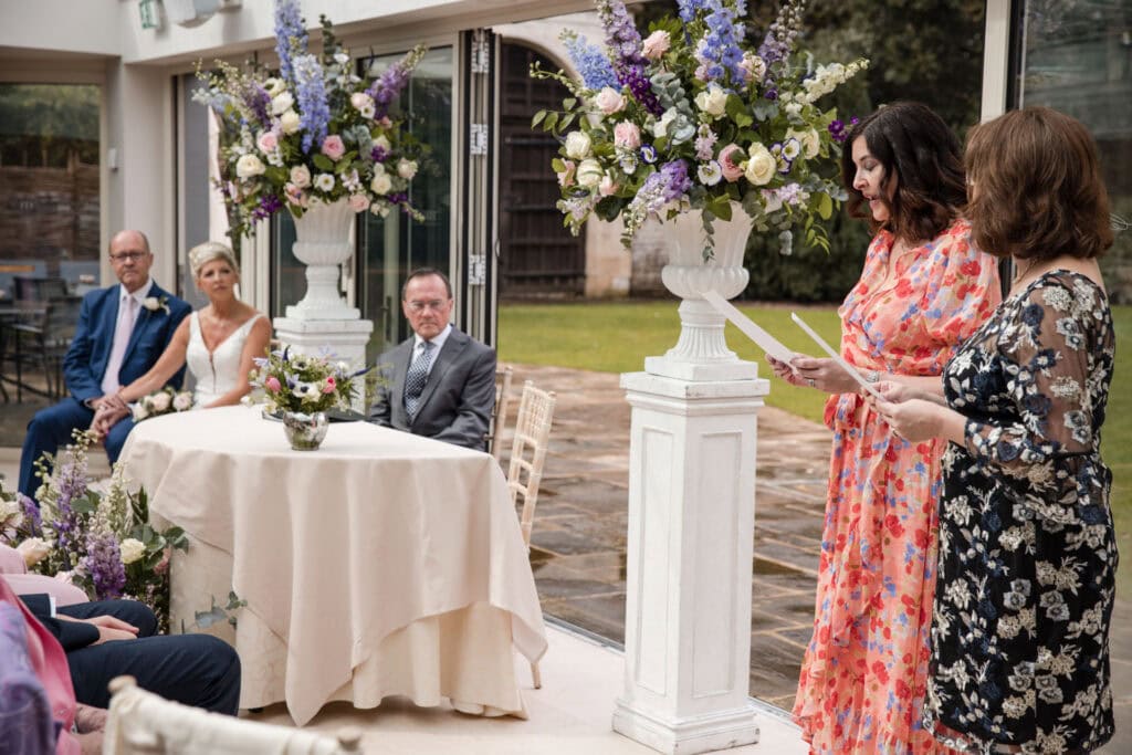 speeches at a Le Manoir Wedding