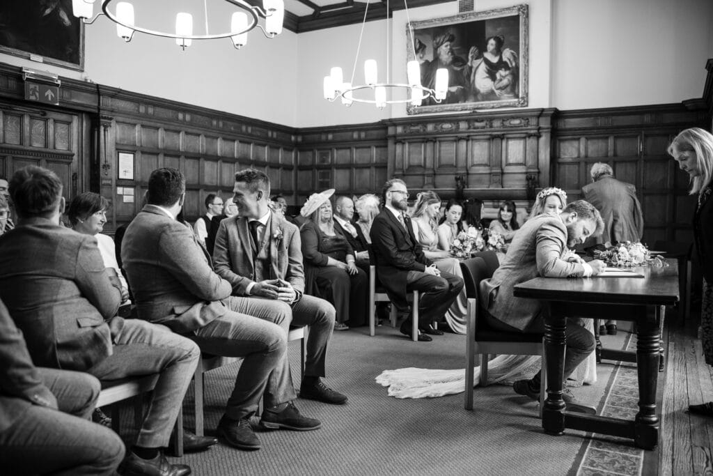 Wedding Ceremony at Oxford County Hall