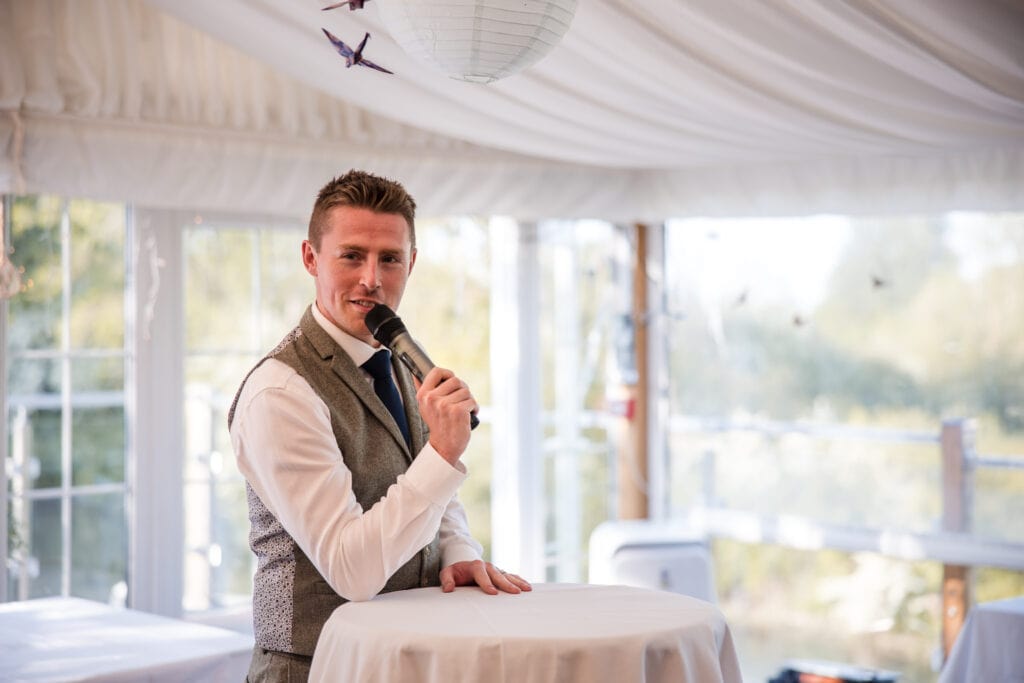 Best man speech at the Cherwell Boathouse