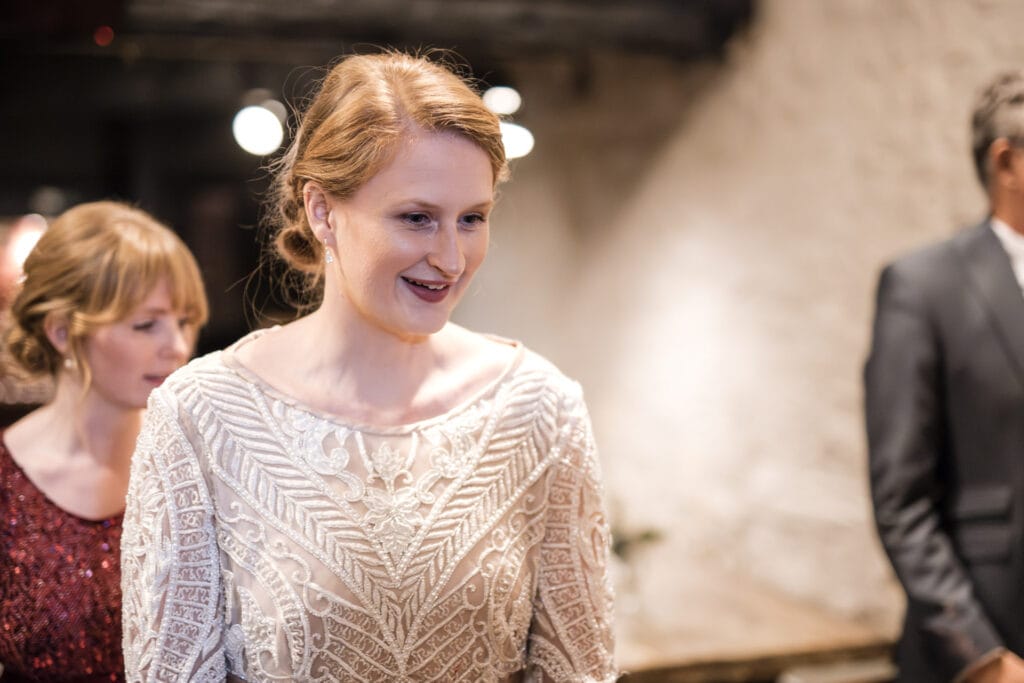 Final preparations for the Bride at the Crown and Thistle.