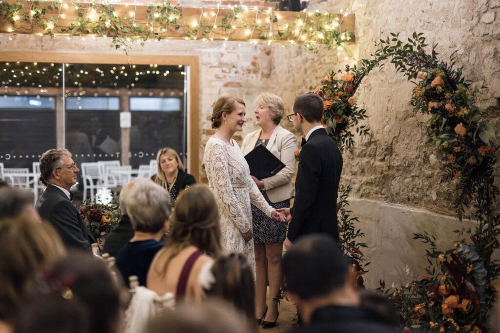 Bride and Groom introduction at the Crown and Thistle.