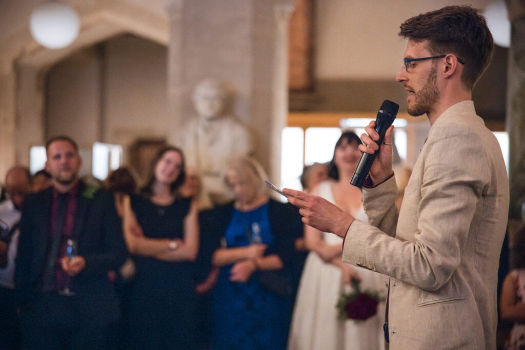 Groom speech at the Oxford Natural History Museum