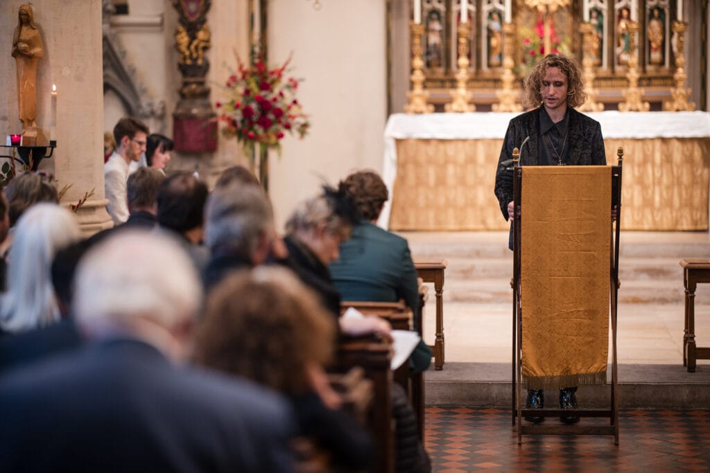 Wedding Ceremony Reading at St Mary Magdalen Church Oxford