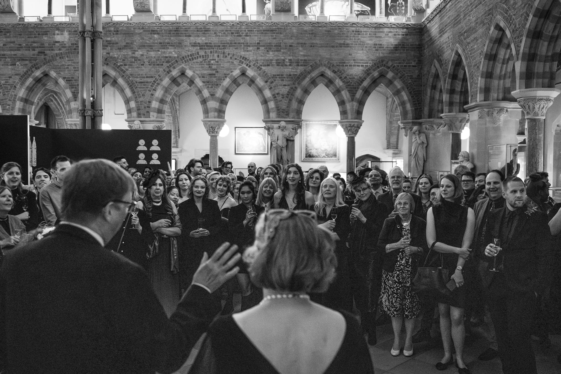 Father and mother of the Bride speech at the Oxford Natural History Museum Wedding Reception.