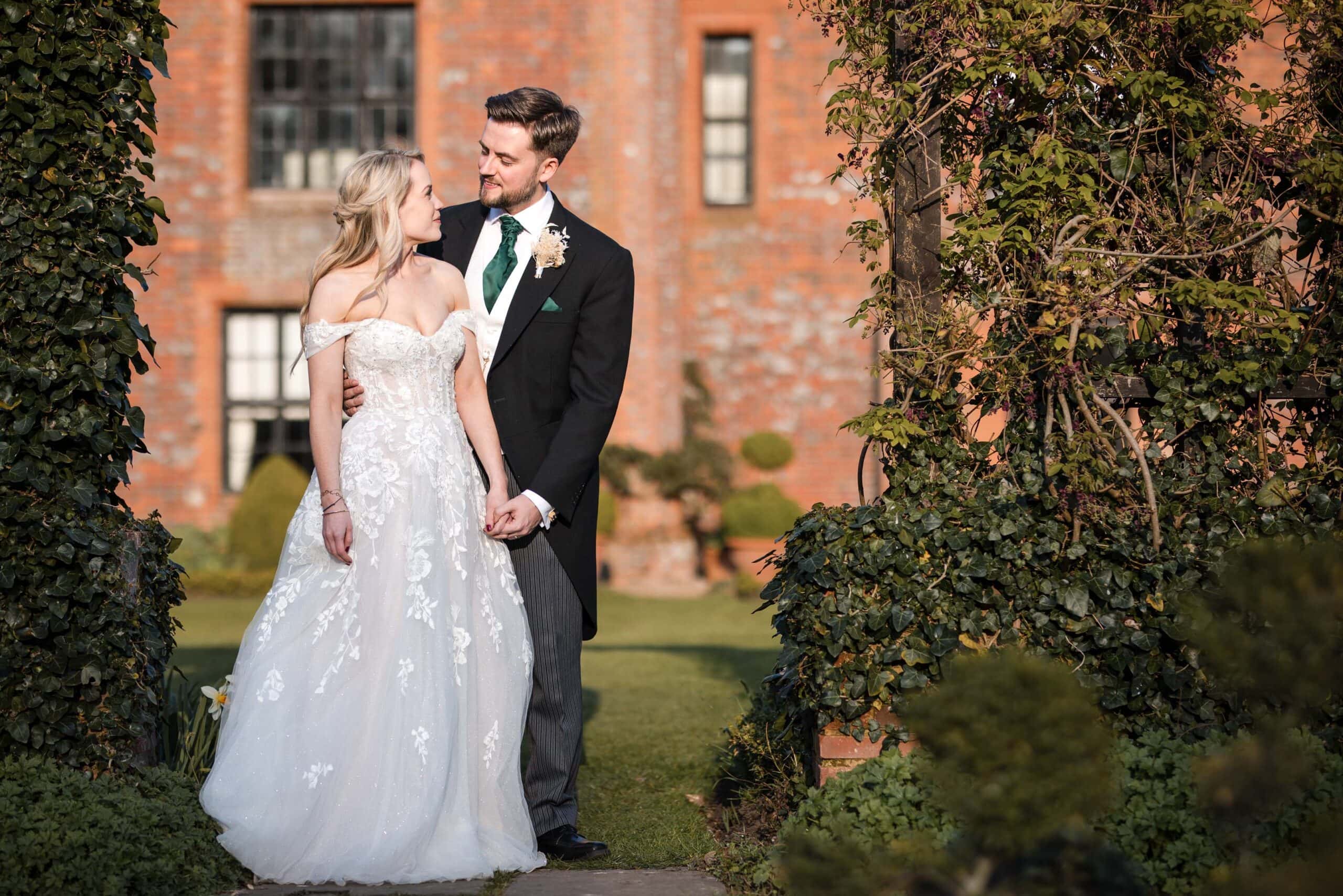 Bride and Groom photo at Chenies Manor Wedding