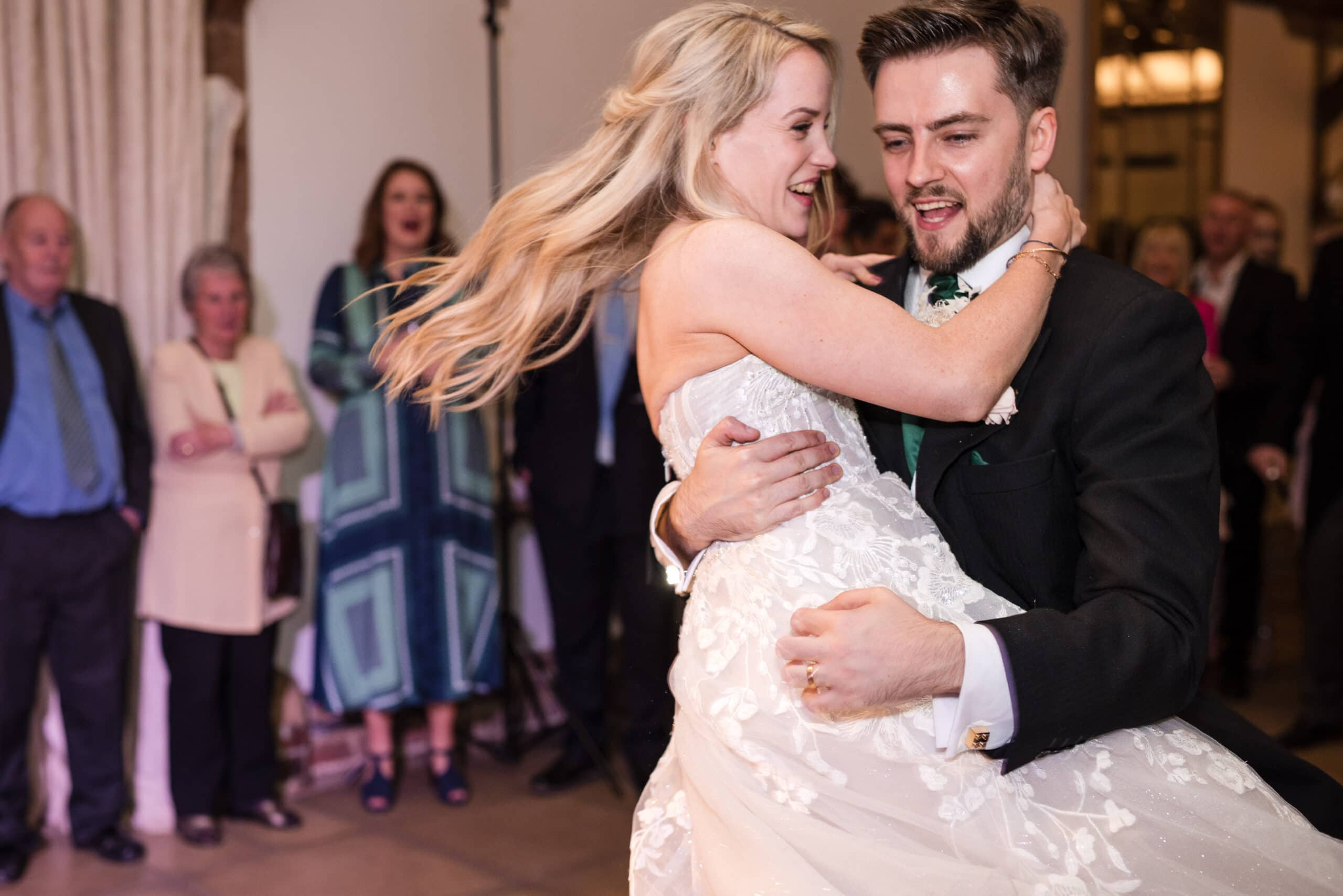 Bride and Groom first dance at Chenies Manor