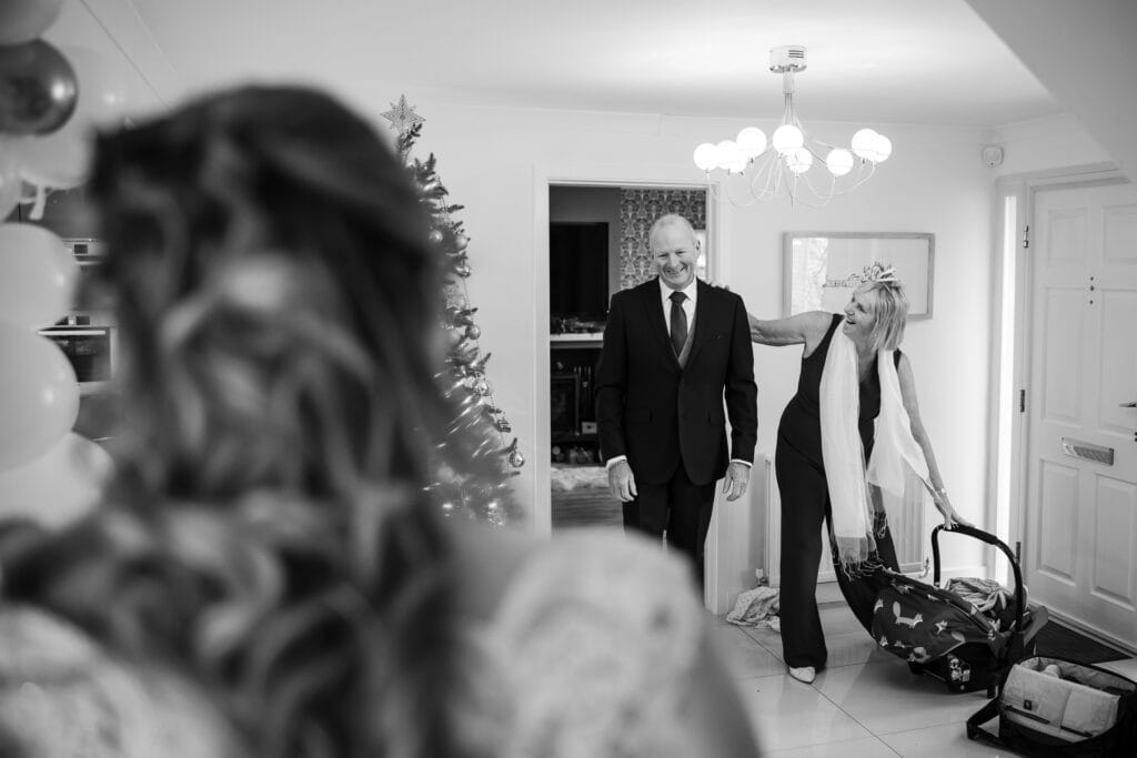 Father of the bride first look