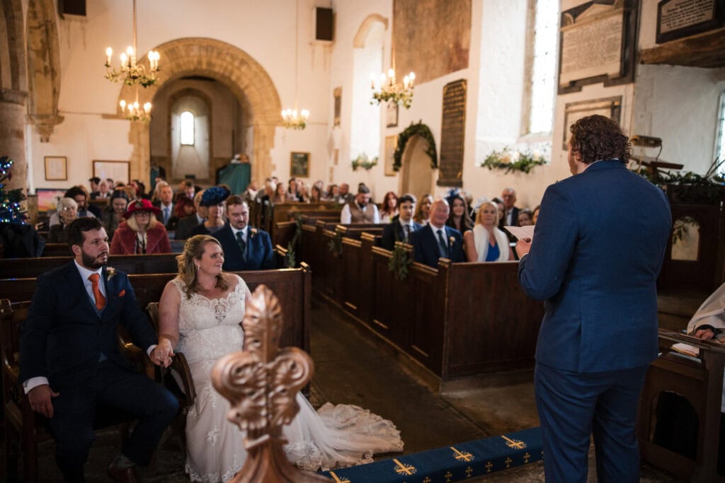 Ceremony reading at Souldern Church