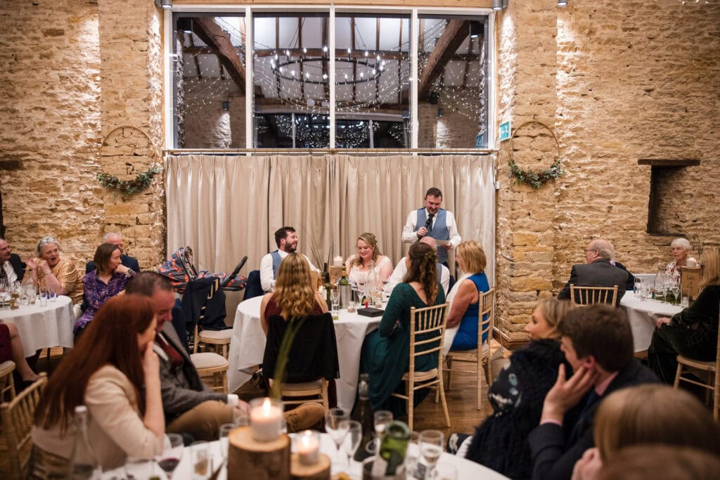 Best Man speech at The Great Barn Ayhno