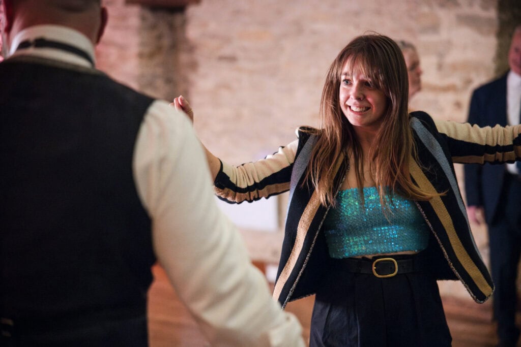Guests having fun on the dance floor