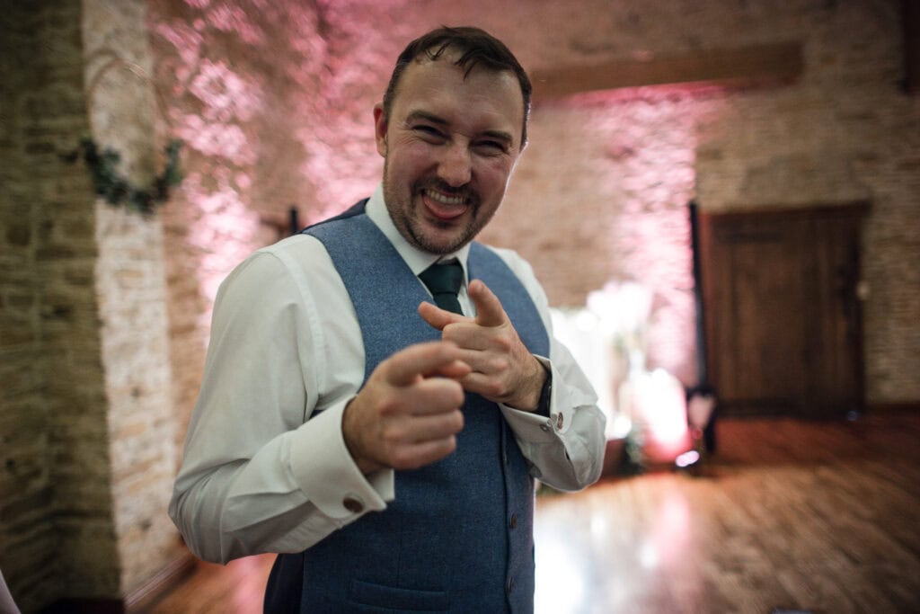 Best man dancing