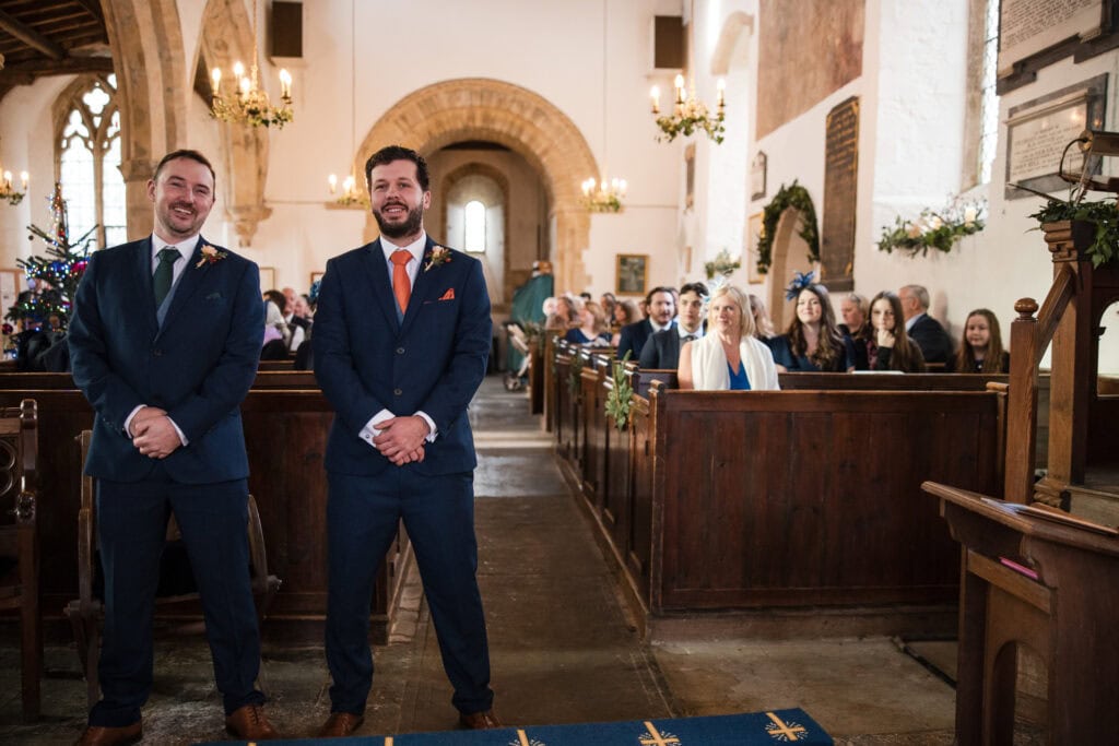 waiting at the alter